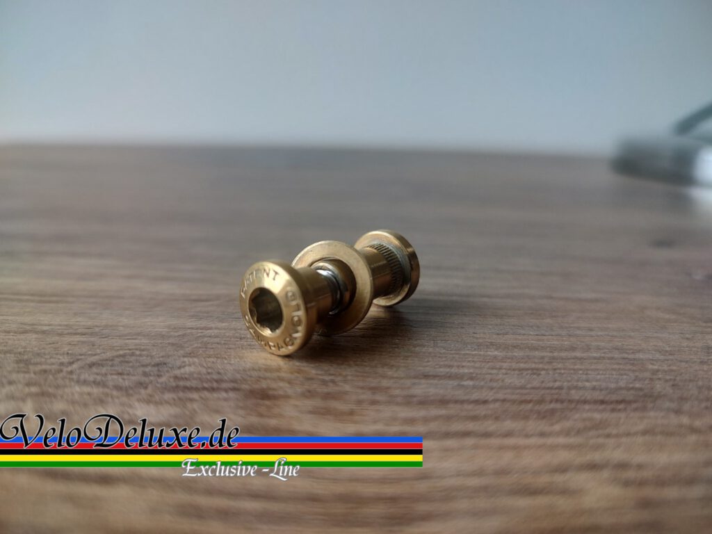 Campagnolo Sattel Klemmschraube - vergoldet