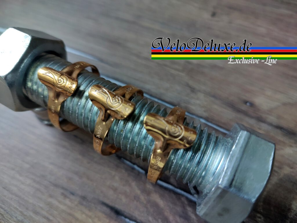 Campagnolo Oberrohr Schellen - Gold - Exclusive Line