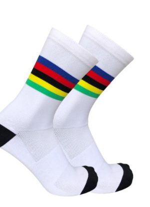 Socken - Radsport - Sehr leicht und schnelltrocknend in weiß - NEU