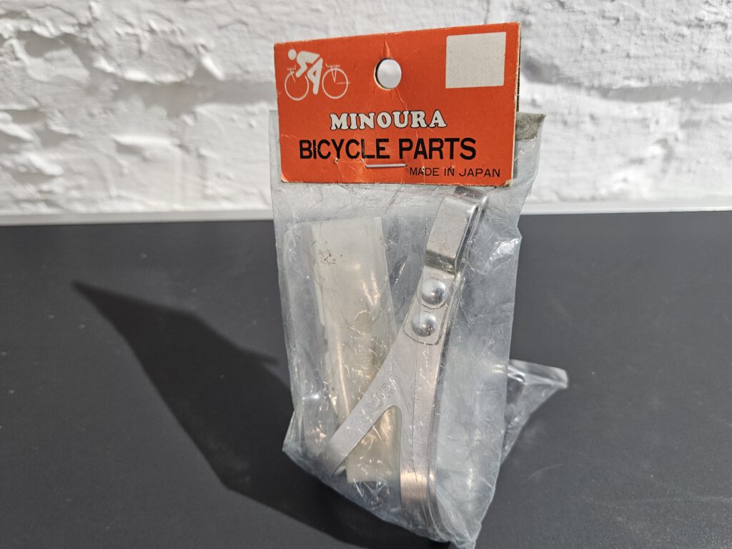 NOS - Minoura Pedalhaken - Aluminium Größe L