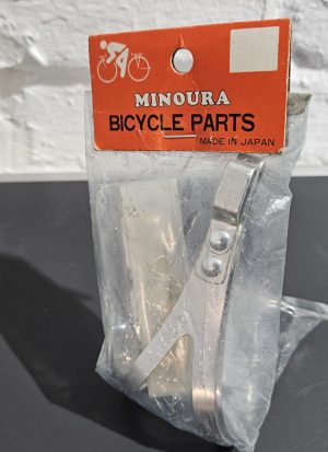 NOS - Minoura Pedalhaken - Aluminium Größe L