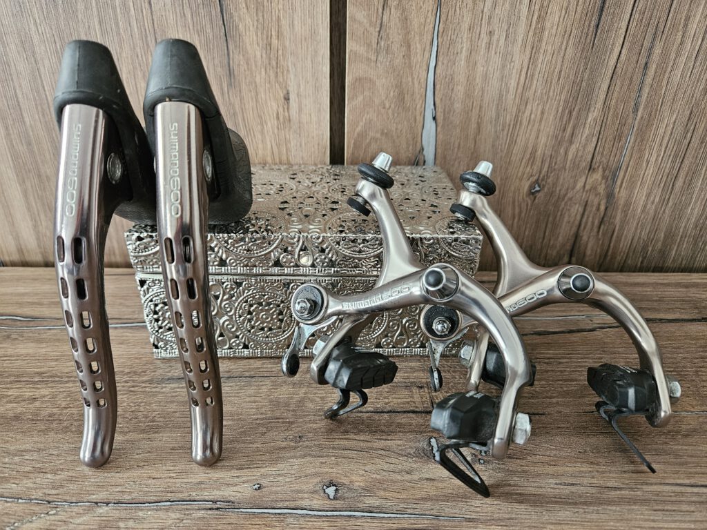 Shimano 600 Bremsenset - SELTEN brüniert -Top Zustand