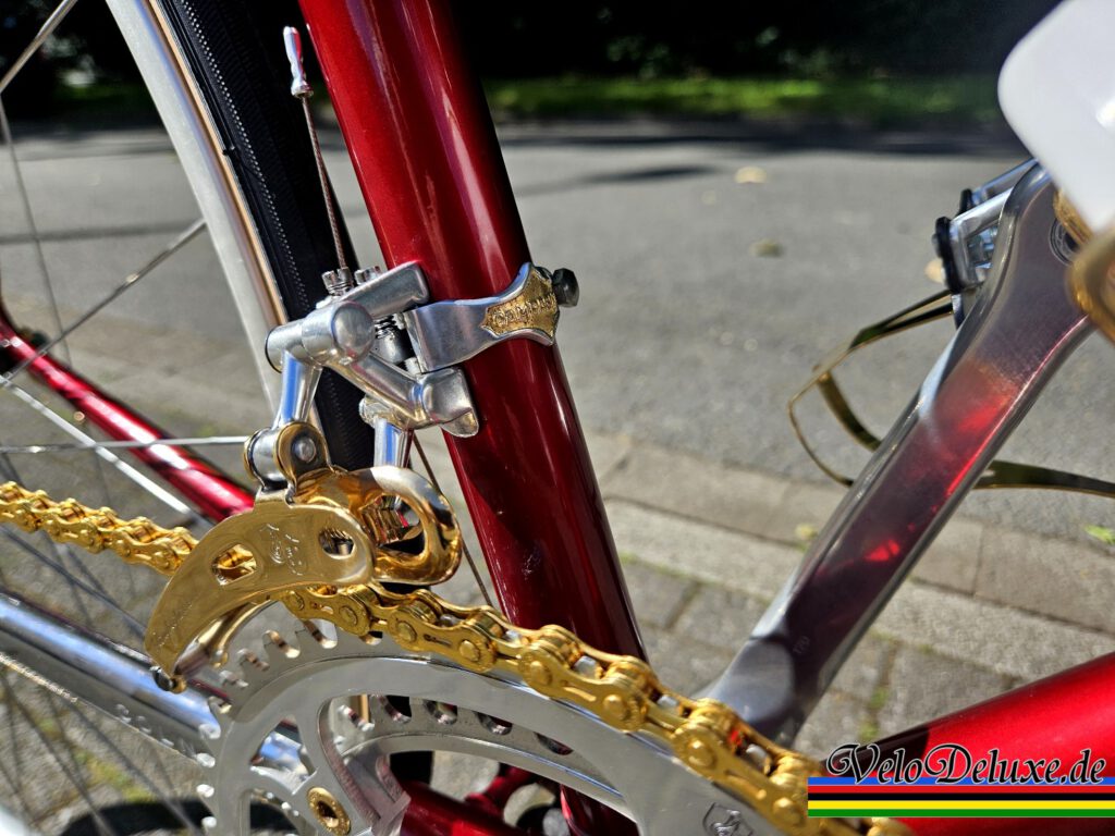 Colnago mit Campagnolo 50th - Umwerfer vergoldet