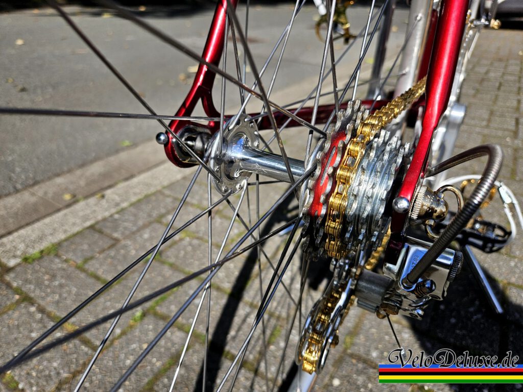 Colnago mit Campagnolo 50th - Antrieb von hinten