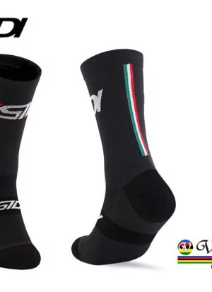 Socken Radsport G- SIDI- 38- 44 – Schwarz / Italy