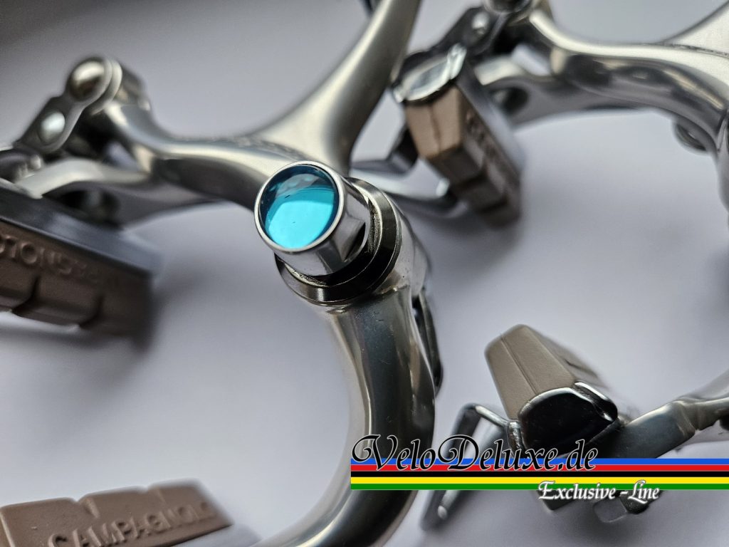 Cobalto Muttern – Hellblau für Campagnolo & Shimano