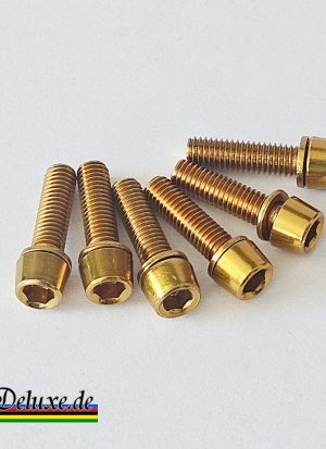 Vorbau Schrauben - M5 x 18 - Gold