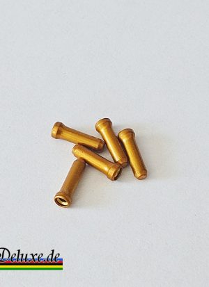 Endhülsen für Bremszug / Schaltzug – Gold / Gelb