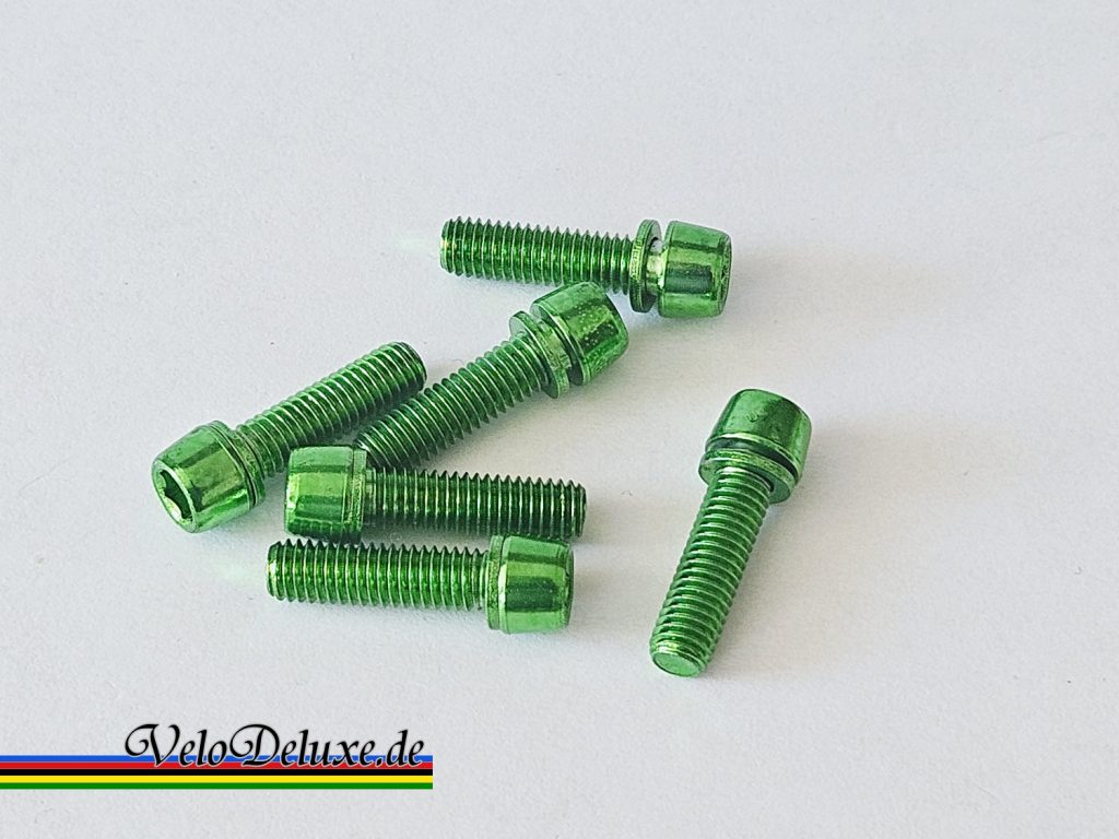 Vorbau Schrauben – M5 x 18 –  Grün