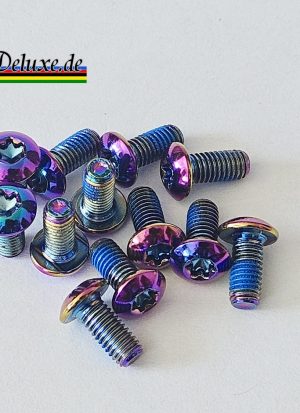 Schrauben für Scheibenbremsen – 12 x M5 x 9 – Multicolor