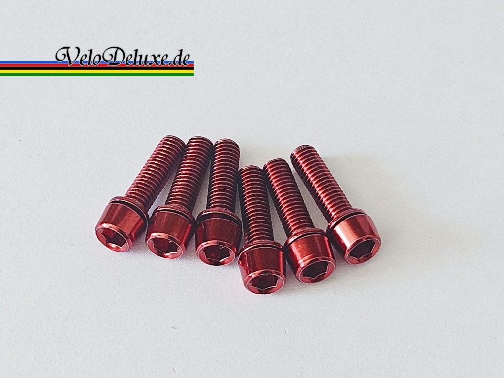 Vorbau Schrauben – M5 x 18 – Rot