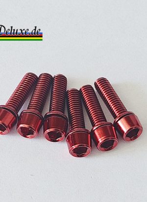 Vorbau Schrauben – M5 x 18 – Rot