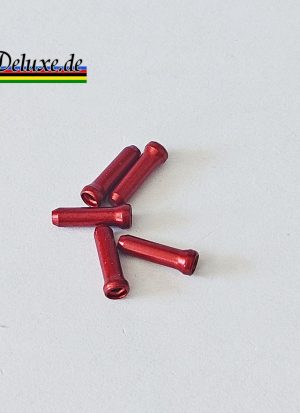 Endhülsen für Bremszug / Schaltzug – Rot