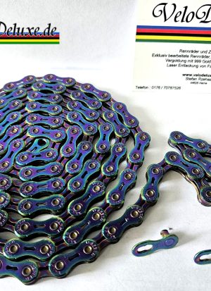 Rennrad Kette Multicolor - 11 Speed Extralight - NEU