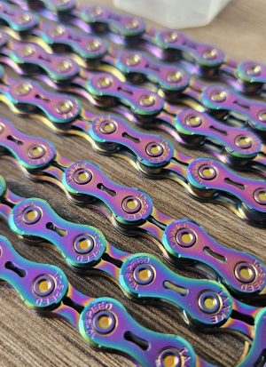 Rennrad Kette Multicolor - 10 Fach Extralight - NEU