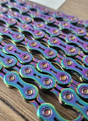 Rennrad Kette Multicolor - 12 Fach Extralight - NEU