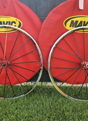 Mavic Ksyrium SSC Helium Anniversary - Laufräder + Taschen