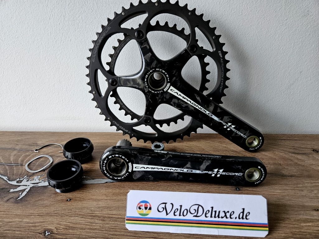 Campagnolo Super Record Kurbel - 11 Fach - + Lager - Neuwertig