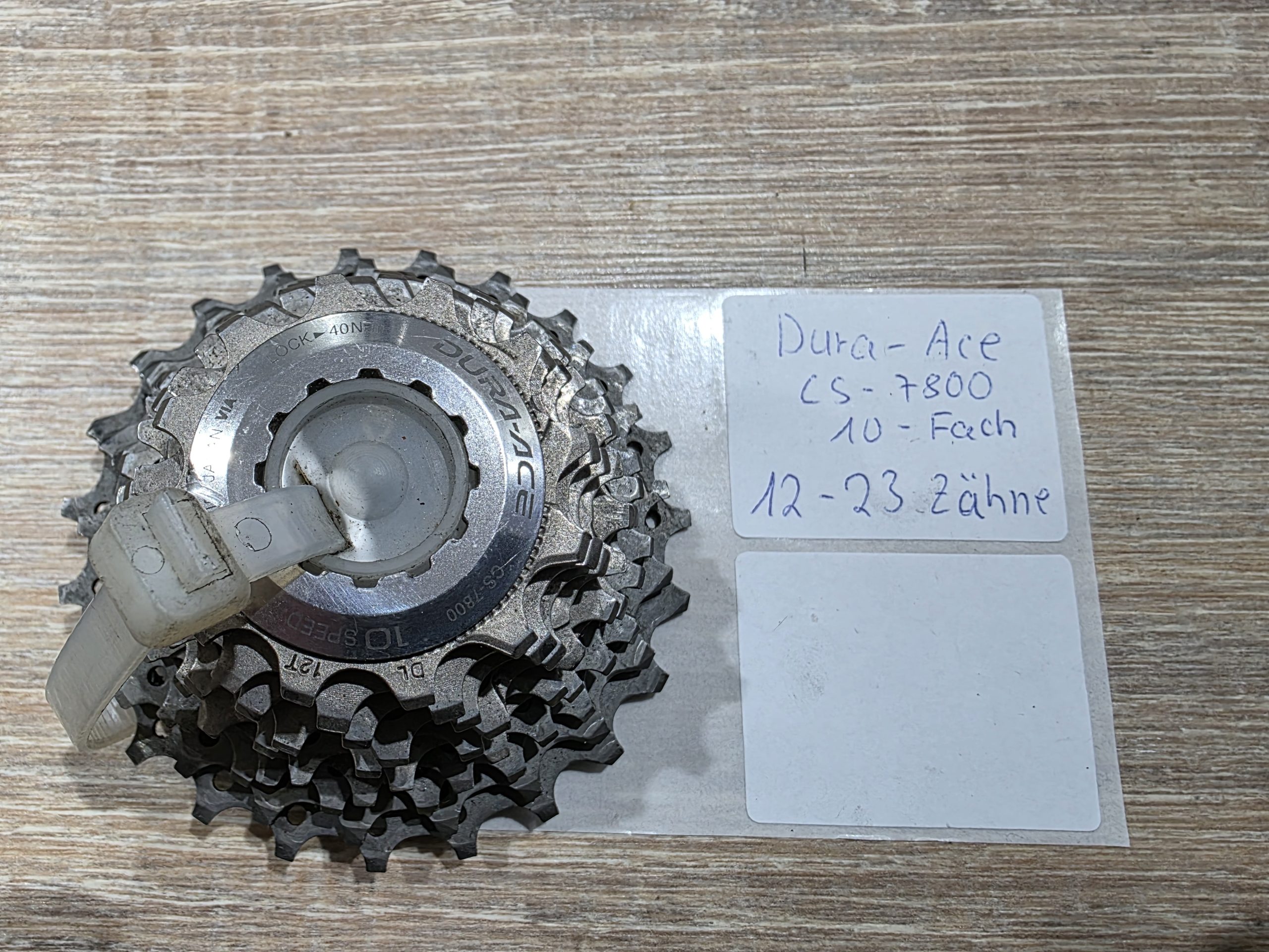 Shimano Dura Ace Ritzelpaket CS 7800 – 10 Fach – Bild 2