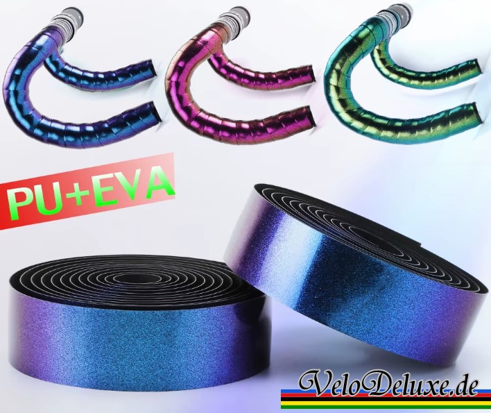 Lenkerband - Shiny Metallic Blue – Bild 6