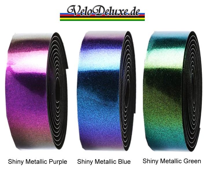 Lenkerband - Shiny Metallic Blue – Bild 5