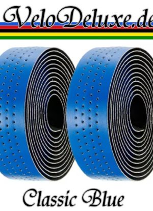 Lenkerband Classic Line - Blau gelocht