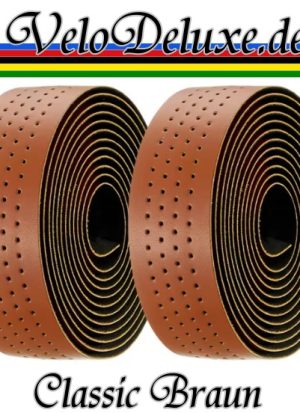 Lenkerband Classic Line - Braun gelocht