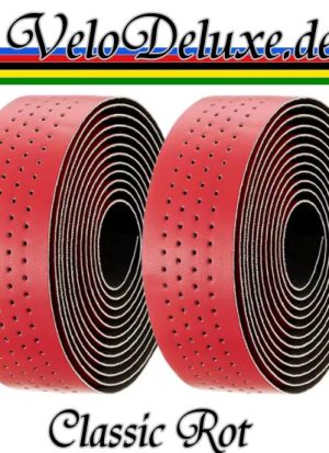 Lenkerband Classic Line - Rot gelocht