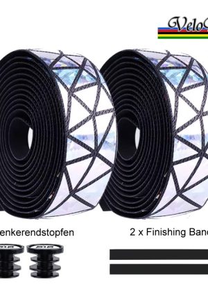 Lenkerband Pro Grip Shine - Silber / Schwarz