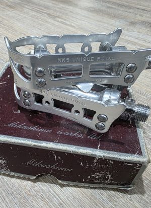MKS - Unique Royal Pedale + Haken  NOS - NEU