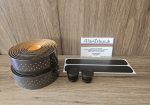 Lenkerband Rennrad – klassisch Schwarz / Orange Lochmuster / Extra Grip
