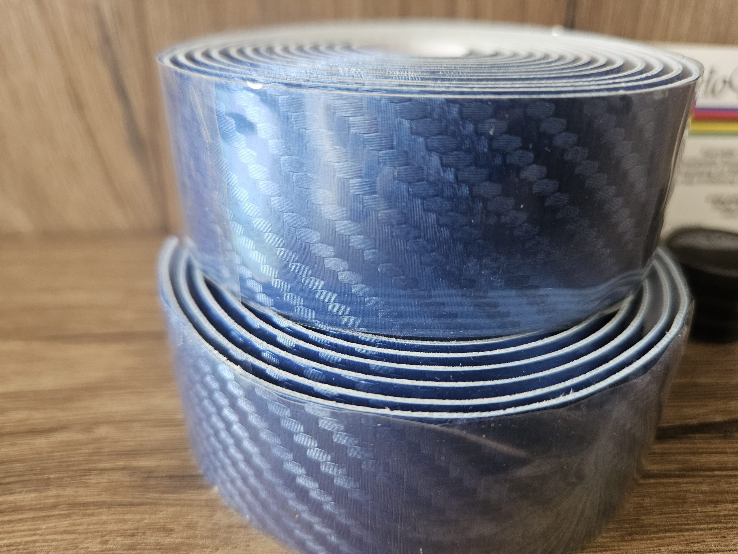 Lenkerband Rennrad – Carbon Style Blau / Hellblau
