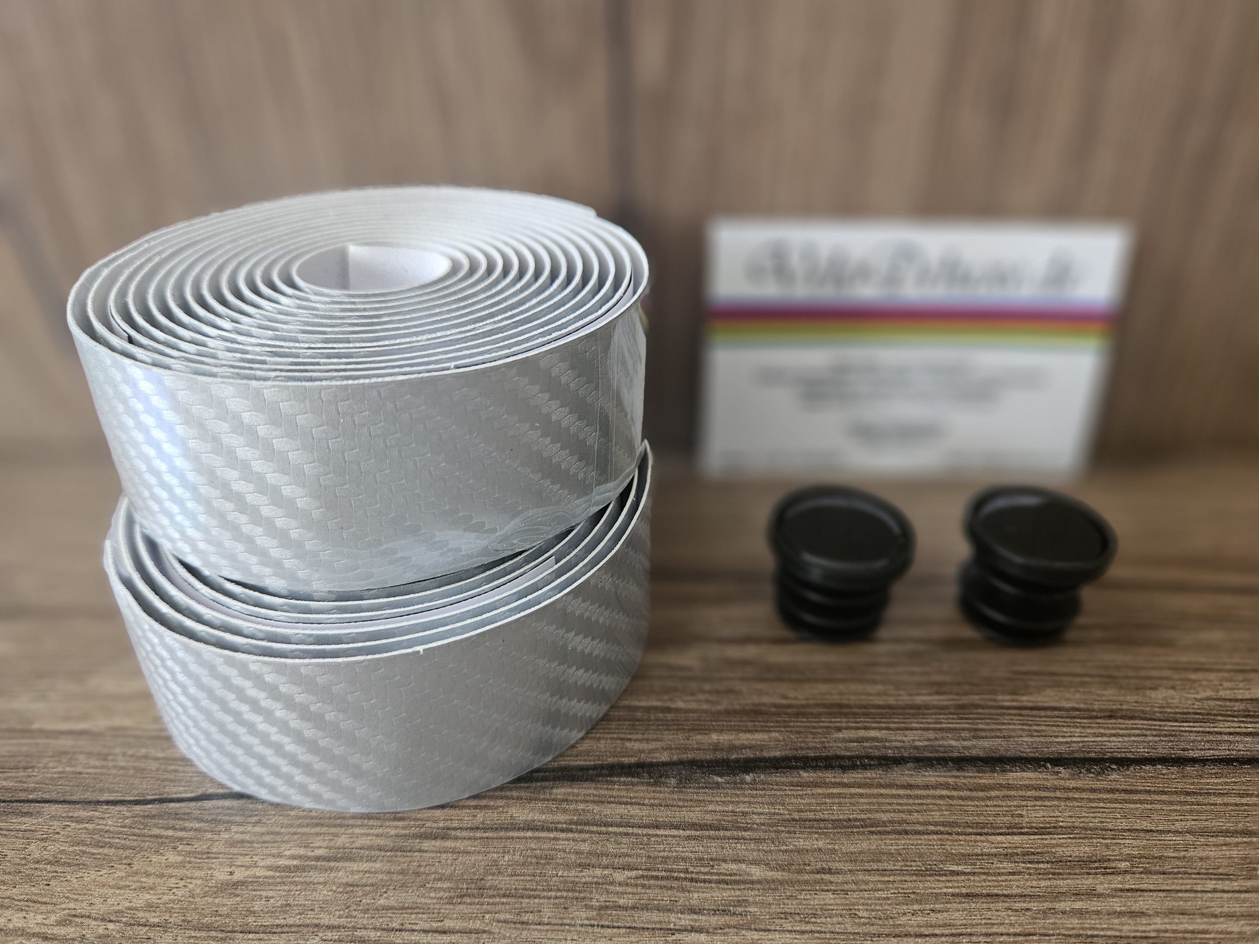 Lenkerband Rennrad – Carbon Style Silber