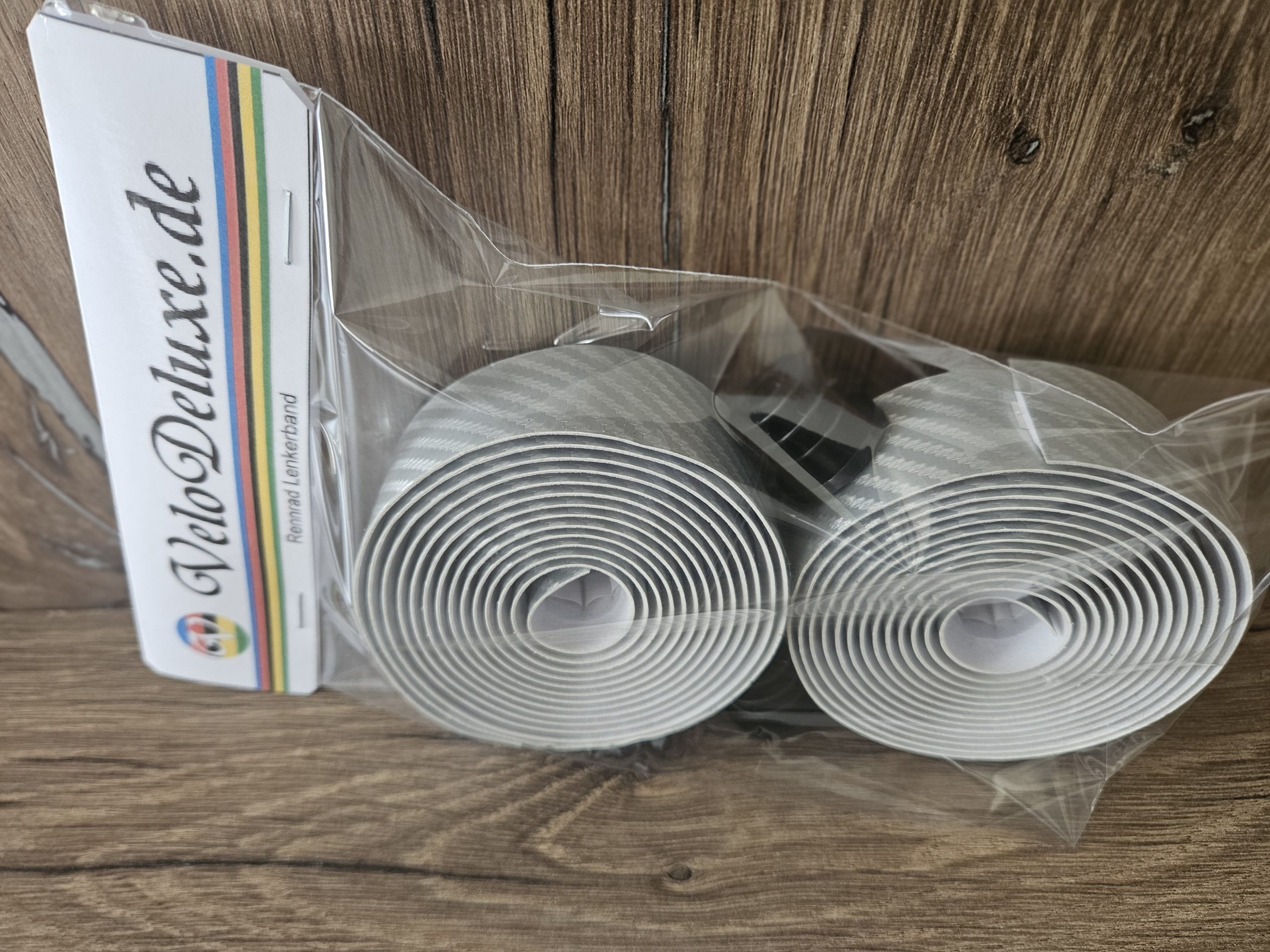 Lenkerband Rennrad – Carbon Style Silber