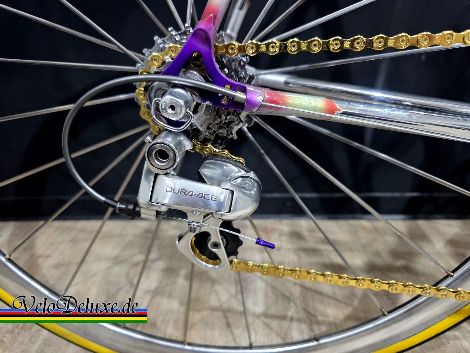 Rennrad Kette 5-8 Fach – Gold