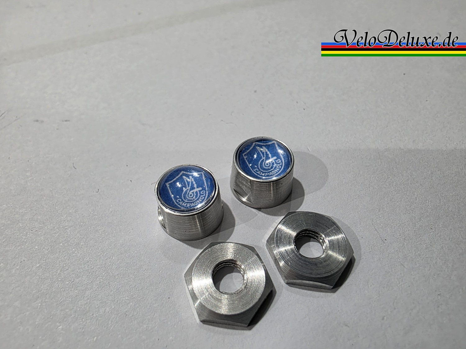“Cobalto” Muttern – Campagnolo Blue – The Legends