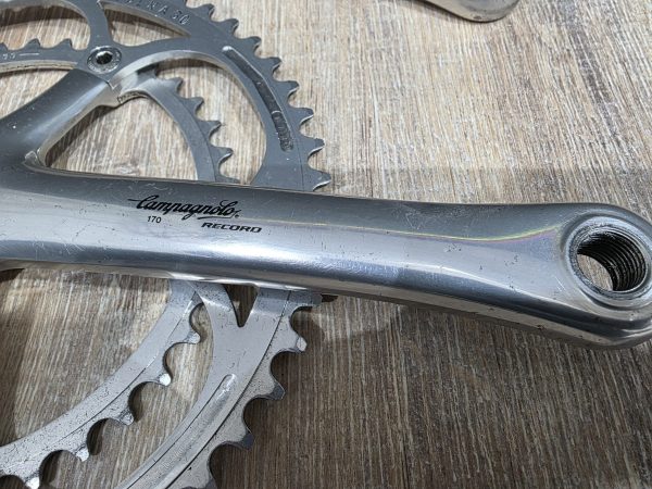 Campagnolo Record Kurbel – Kettenblatt Colnago graviert