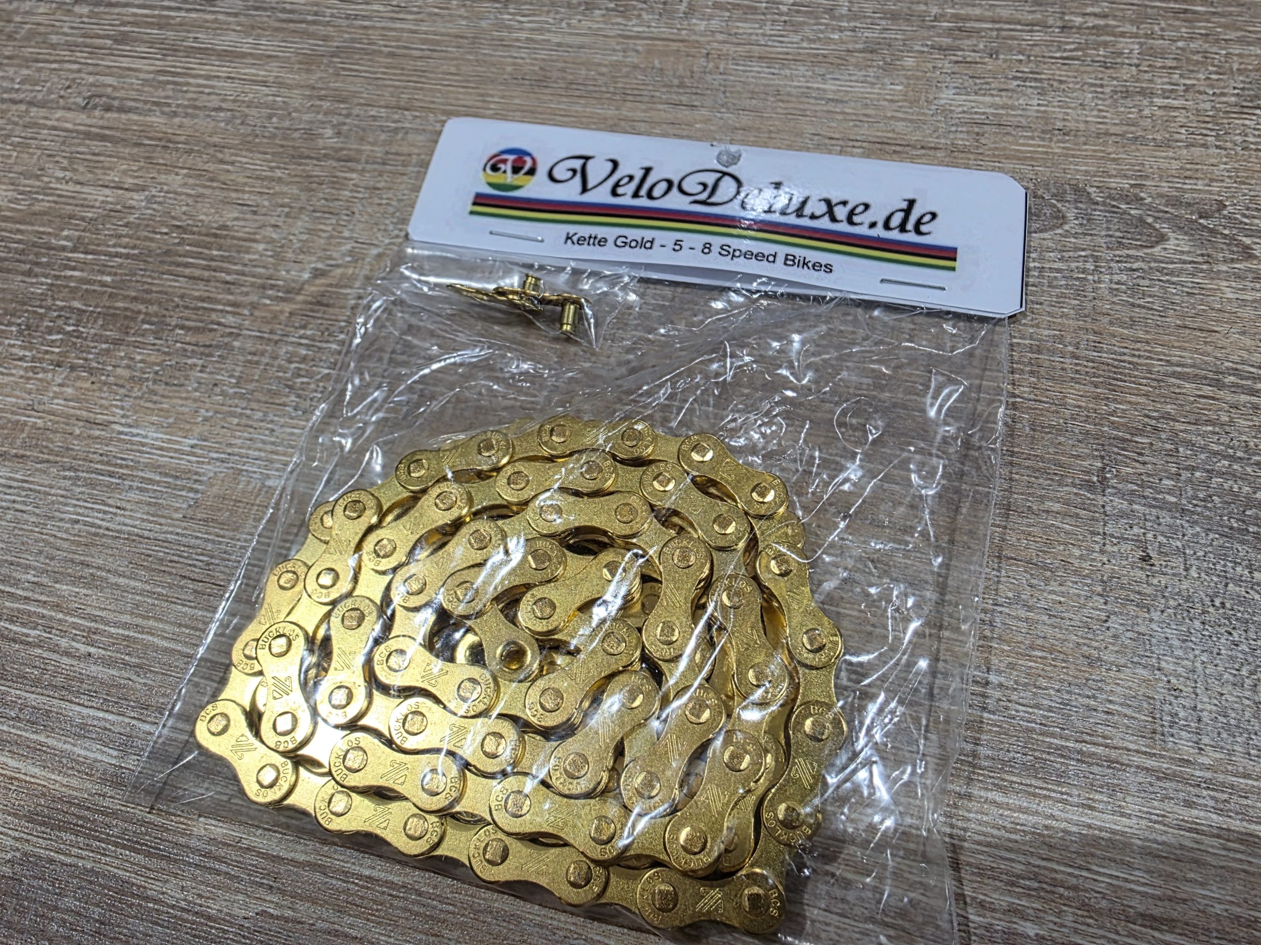 Rennrad Kette 5-8 Fach – Gold