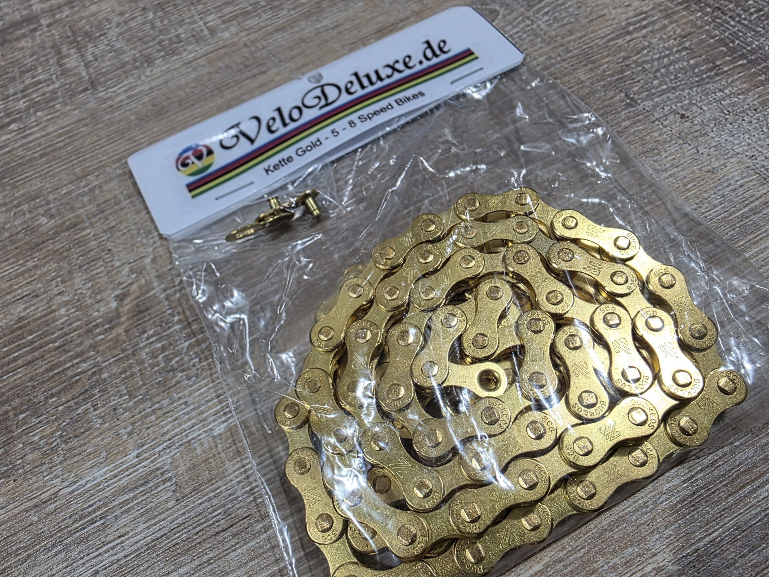 Rennrad Kette 5-8 Fach – Gold