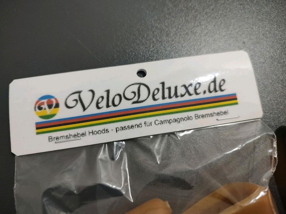 Hoods für Campagnolo Bremshebel – World Logo – braun – NEU