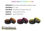 Lenkerband Rennrad – klassisch Schwarz / Gelb Lochmuster / Extra Grip