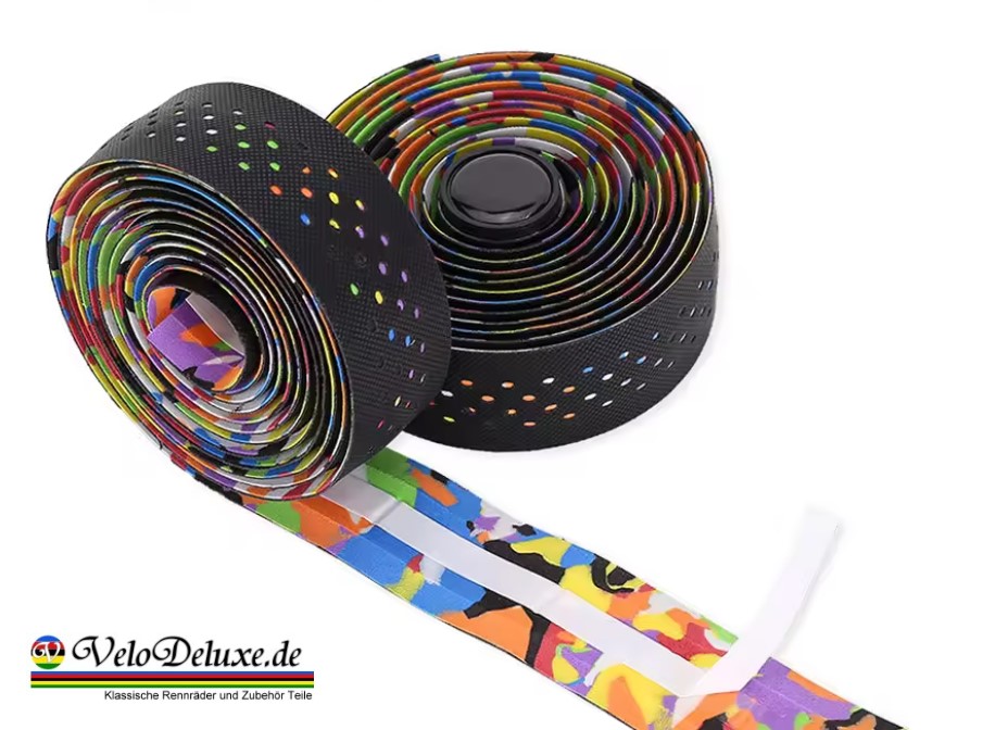 Lenkerband Rennrad – Schwarz / Multicolor