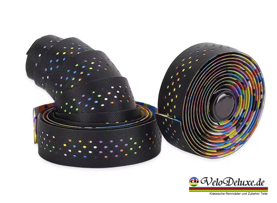 Lenkerband Rennrad – Schwarz / Multicolor