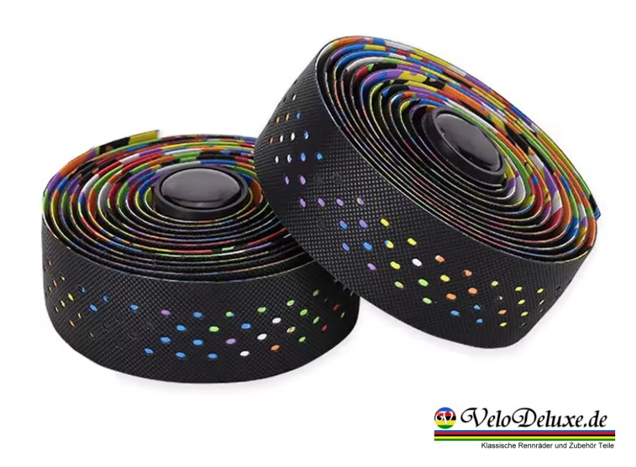 Lenkerband Rennrad – Schwarz / Multicolor