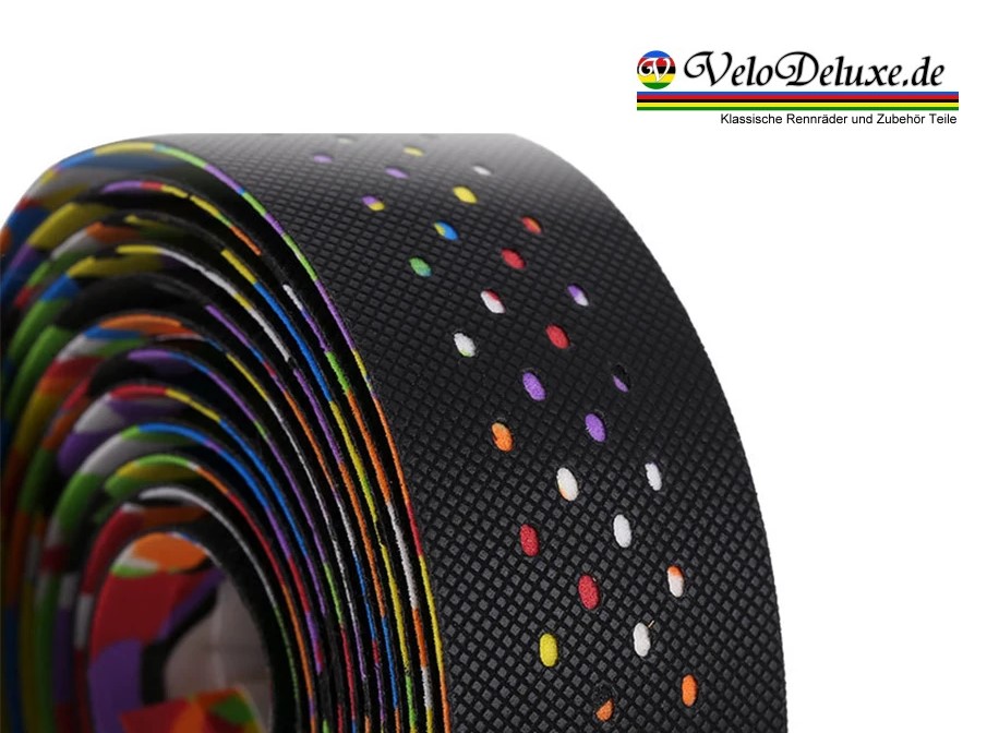 Lenkerband Rennrad – Schwarz / Multicolor