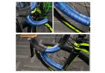 Lenkerband Rennrad – Carbon Style Blau / Hellblau