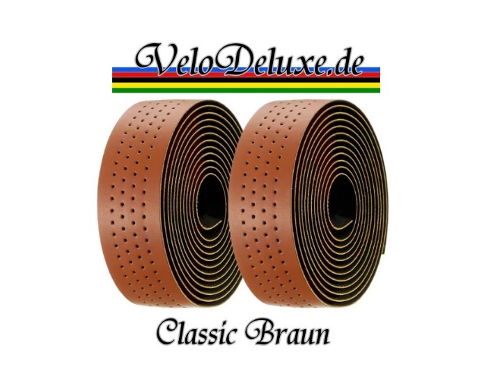 Lenkerband Classic Line – Braun gelocht