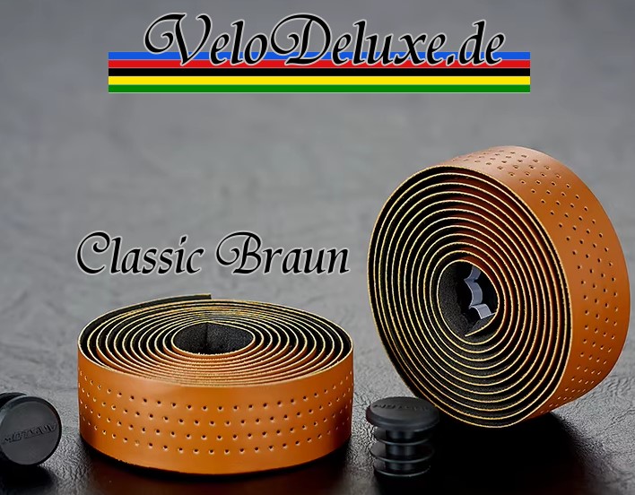 Lenkerband Classic Line – Braun gelocht