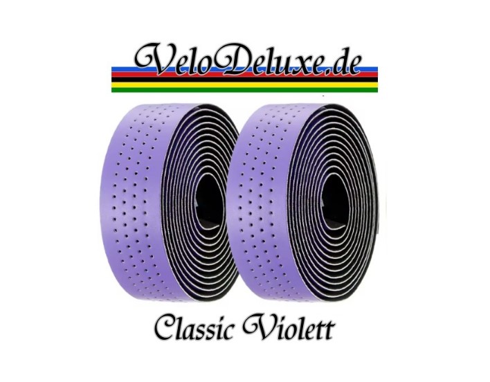 Lenkerband Classic Line – Violett gelocht