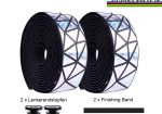 Lenkerband Pro Grip Shine – Silber / Schwarz